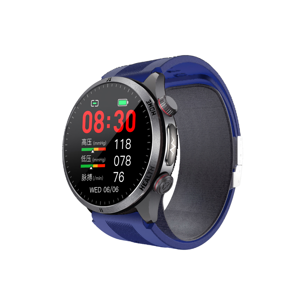 W8 Air Pump BP Watch: ECG, Bluetooth Call & 2-Year Warranty Support