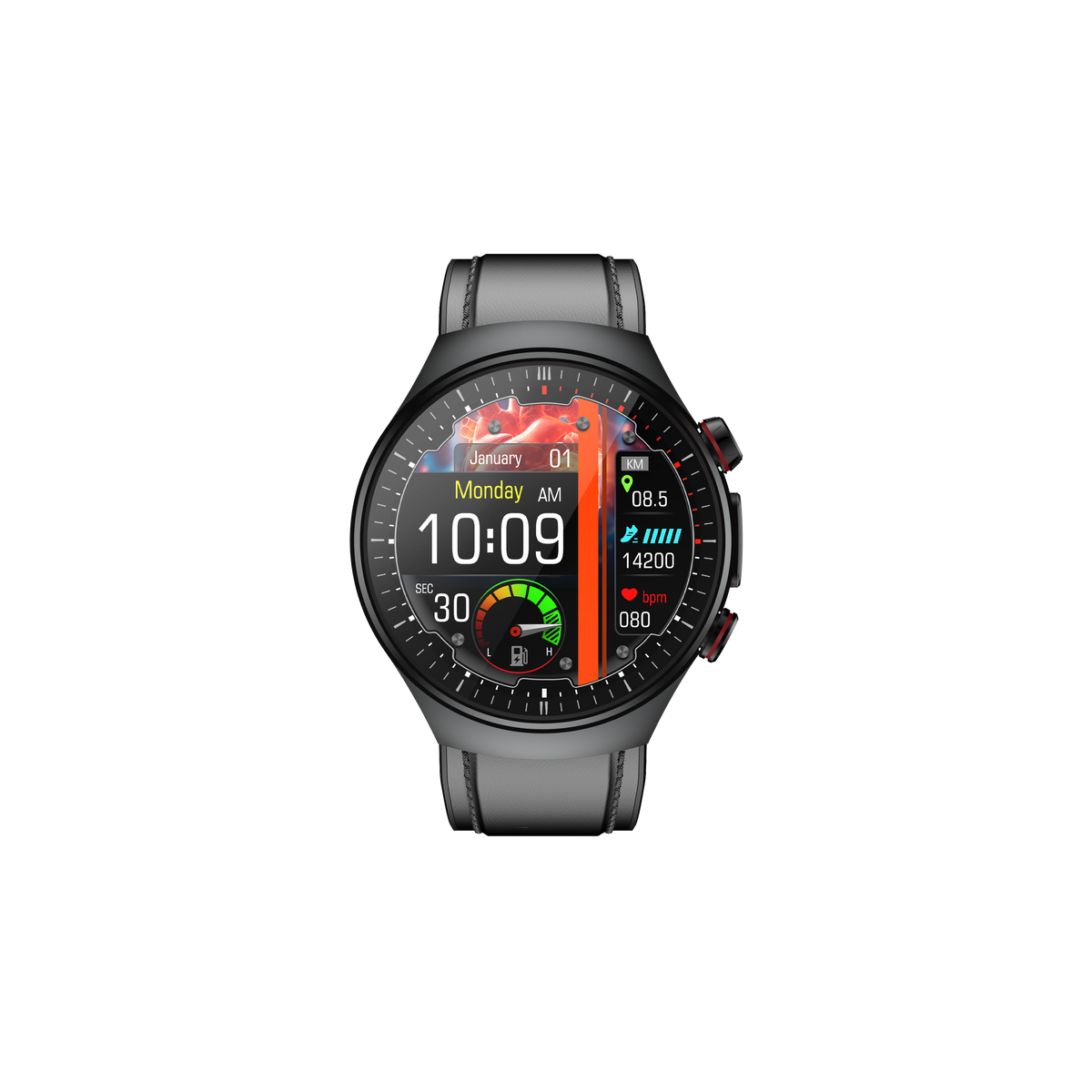 SAYDIAN E8 Smart Watch, ECG Detection, Heart Rate Sleep Temperature Test, Bluetooth Call Fitness Watch