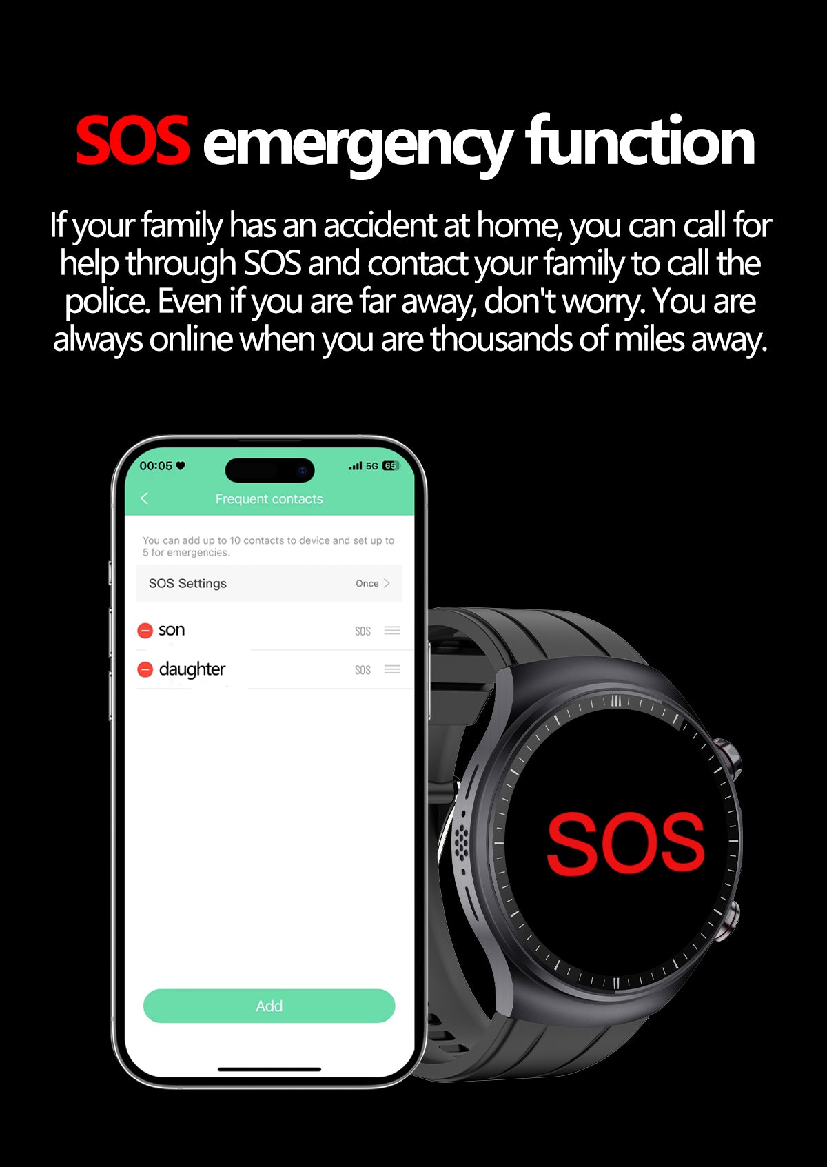 SAYDIAN E8 Smart Watch, ECG Detection, Heart Rate Sleep Temperature Test, Bluetooth Call Fitness Watch — product detail 2