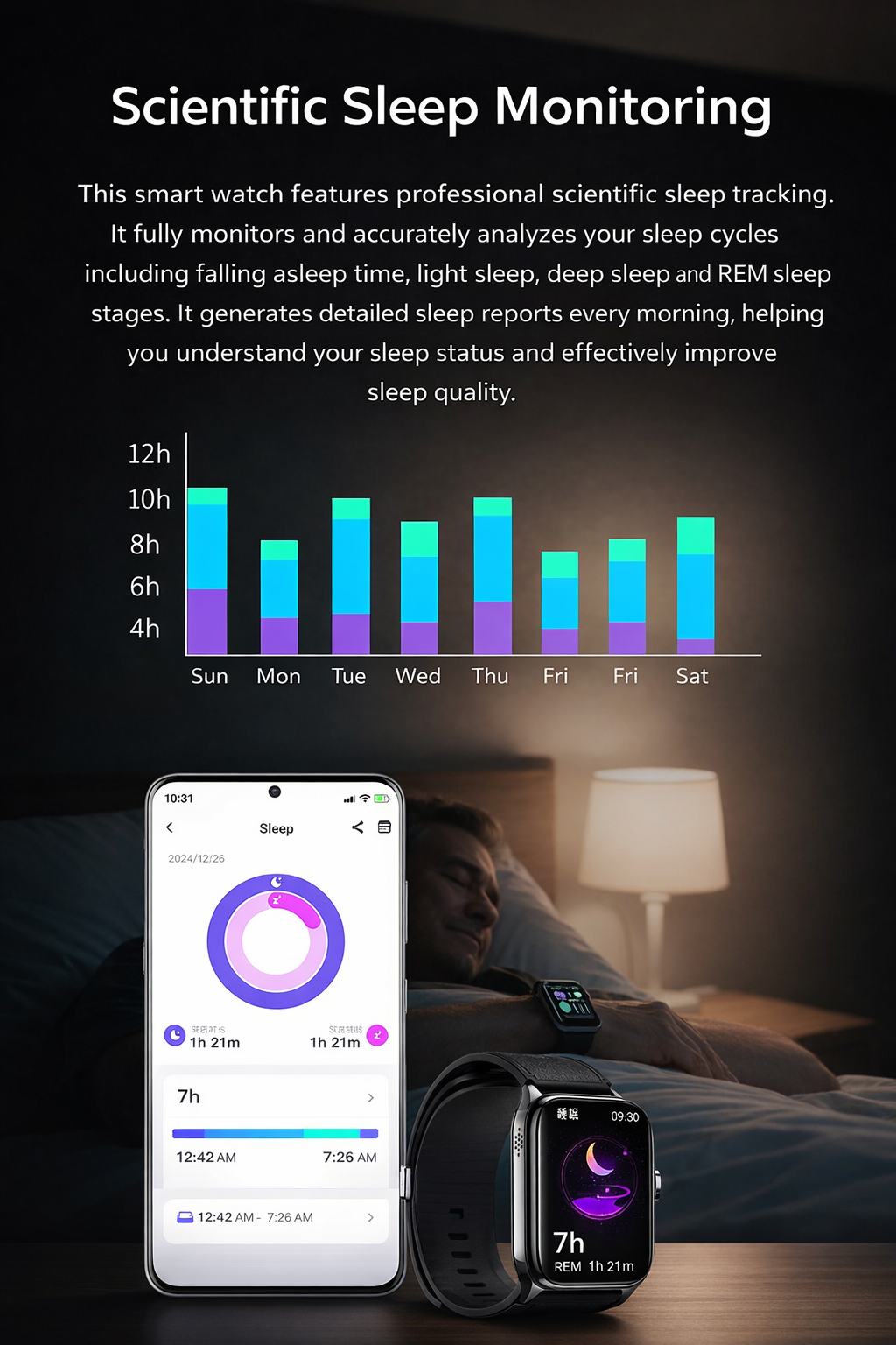 W7 Pro ECG Smart Watch | Air Pump BP, Bluetooth Call & 100+ Sport Modes