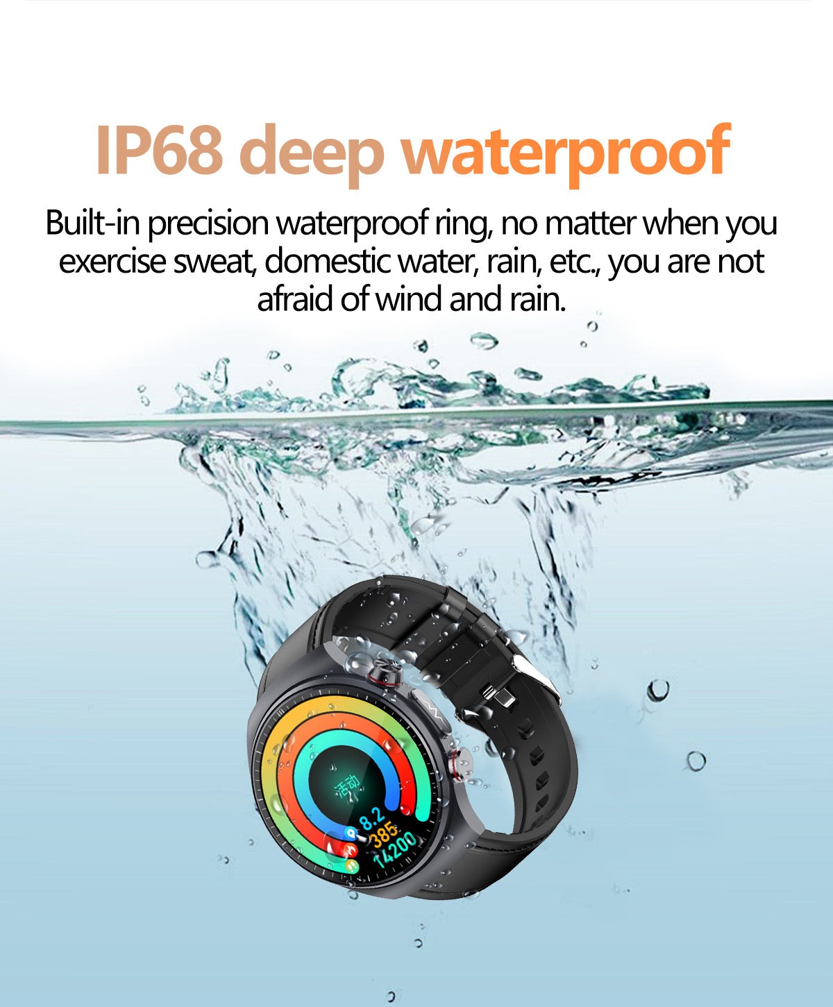 SAYDIAN E8 Smart Watch, ECG Detection, Heart Rate Sleep Temperature Test, Bluetooth Call Fitness Watch — product detail 17