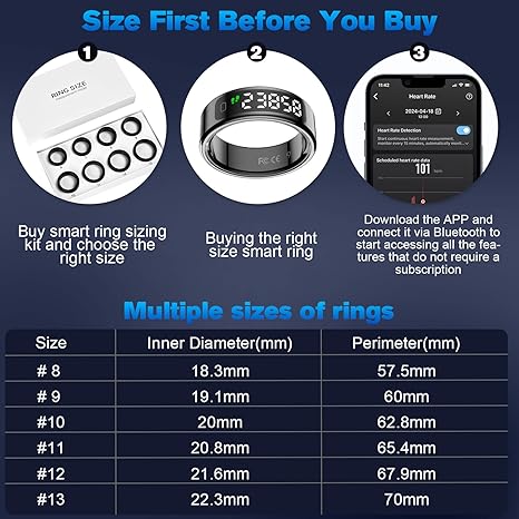 R7 Smart Ring for Sleep & Activity Trends