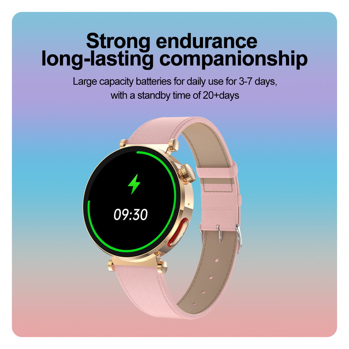 E6 Women's ECG Smart Watch: 1.27" Screen, 40mm Elegant Health Tracker