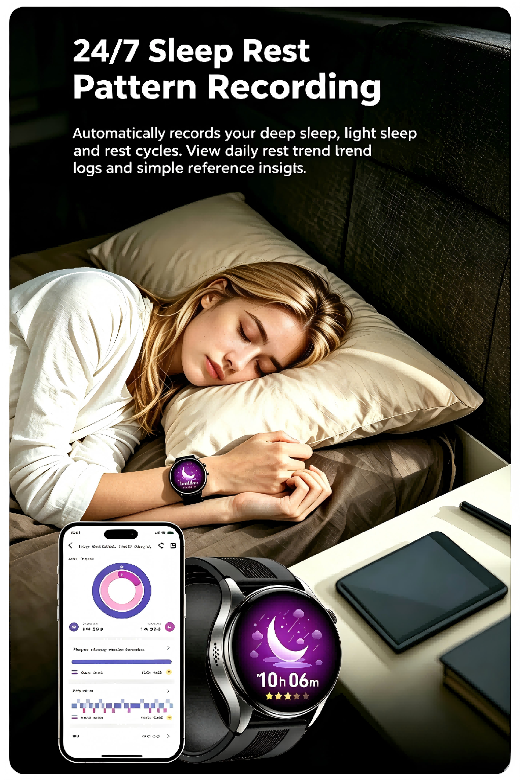 W9 Smartwatch - Air Pump BP, ECG, Bluetooth Call & 100+ Sports Modes