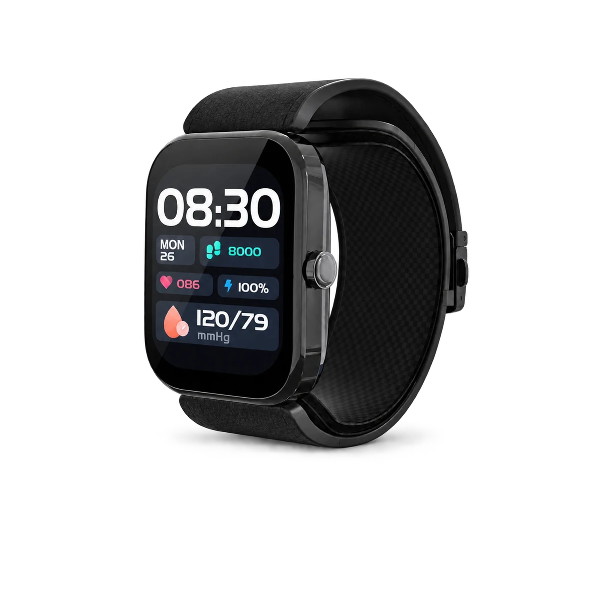 SAYDIAN U19S black blood pressure monitor watch