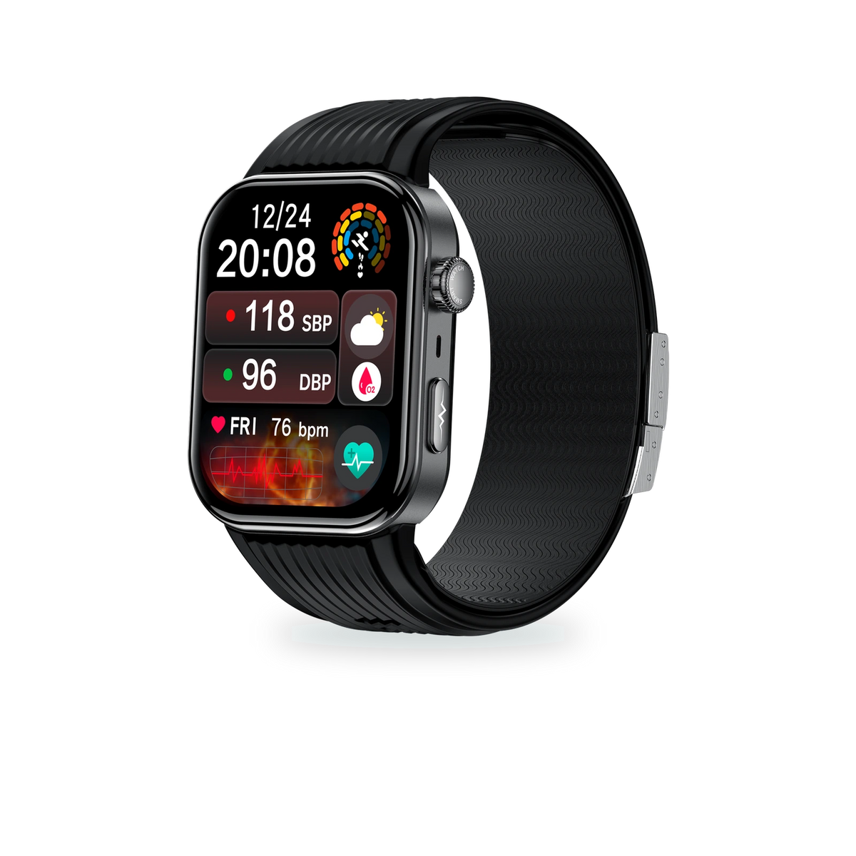 SAYDIAN W8S Airbag Blood Pressure Smartwatch