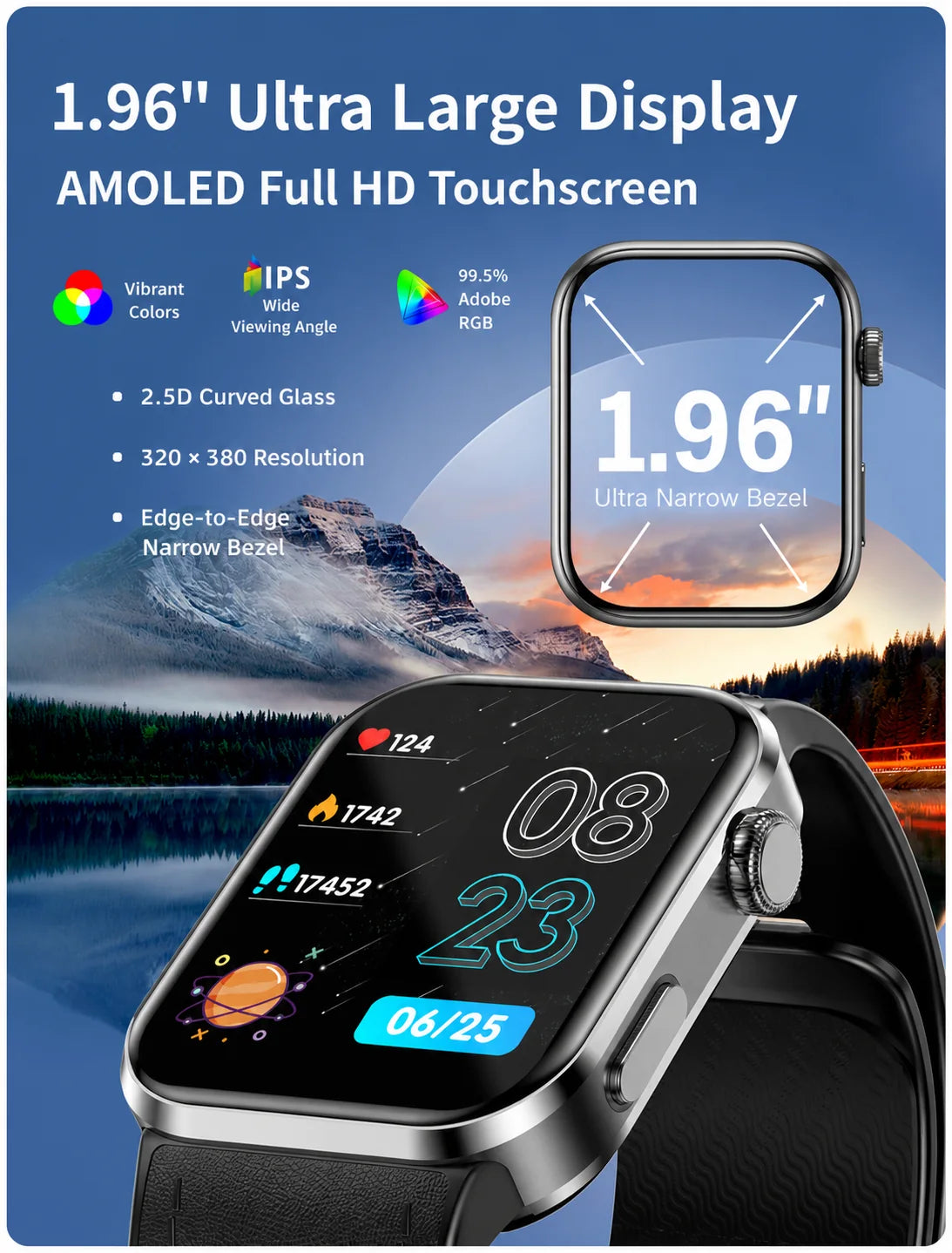 SAYDIAN W8 Ultra AMOLED Smartwatch