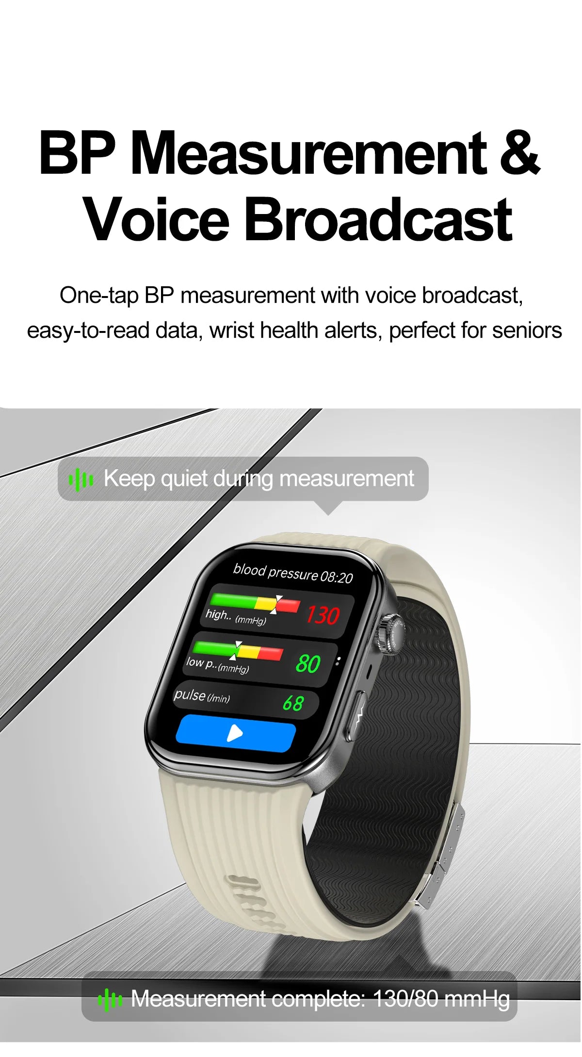 SAYDIAN W8S Airbag Blood Pressure Smartwatch