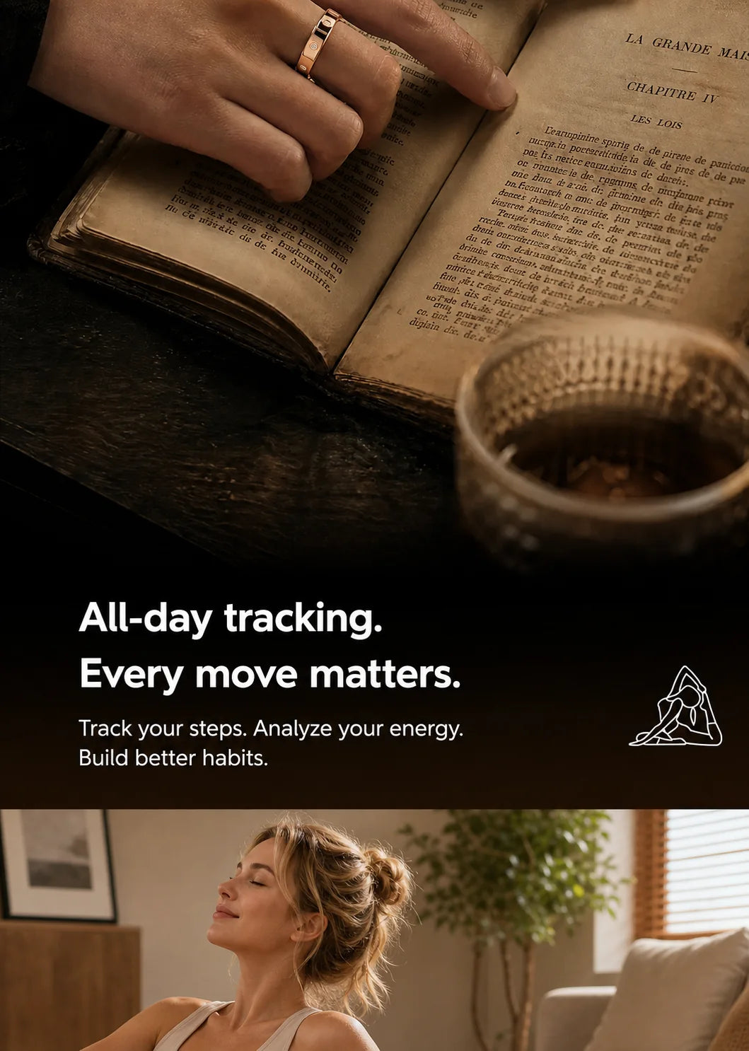 SAYDIAN R7Y Slim Smart Ring