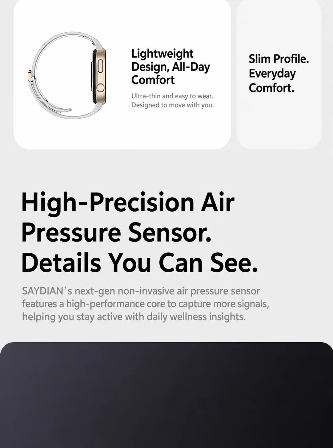 SAYDIAN W8 Ultra AMOLED Smartwatch
