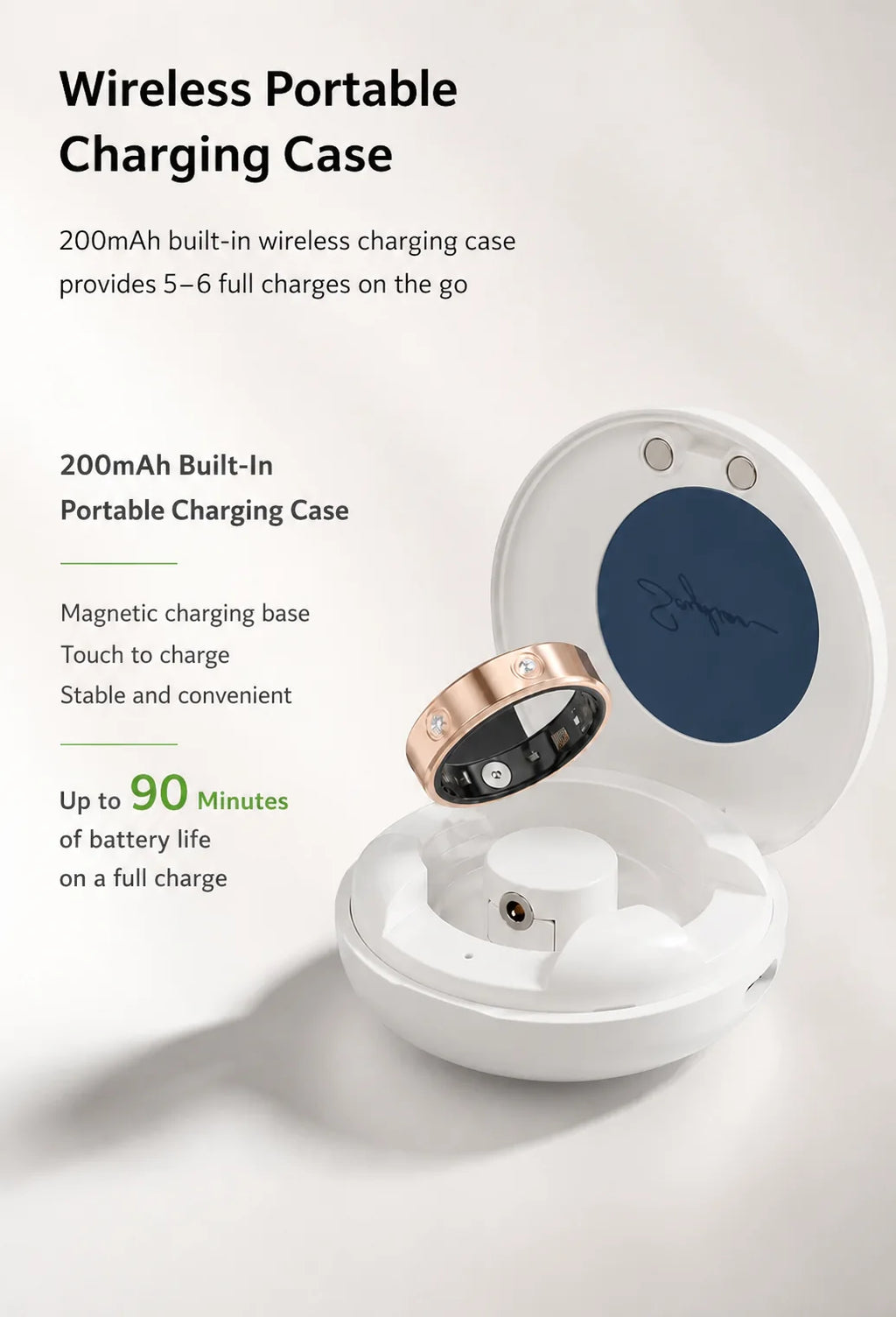 SAYDIAN R7Y Slim Smart Ring