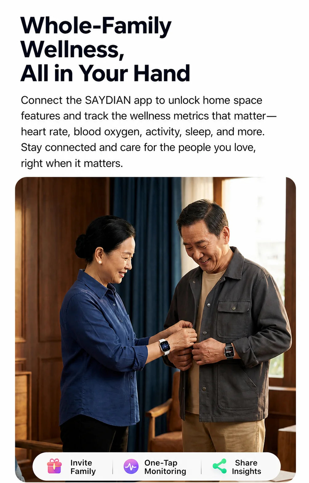 SAYDIAN W8 Ultra AMOLED Smartwatch
