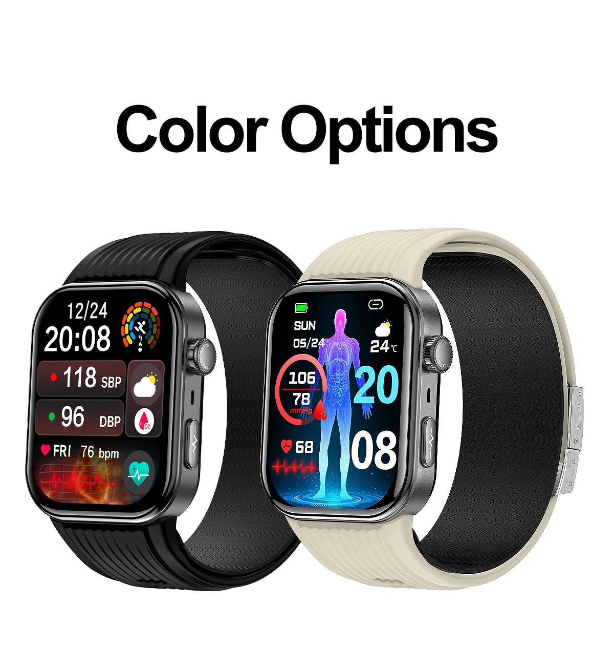 SAYDIAN W8S Airbag Blood Pressure Smartwatch