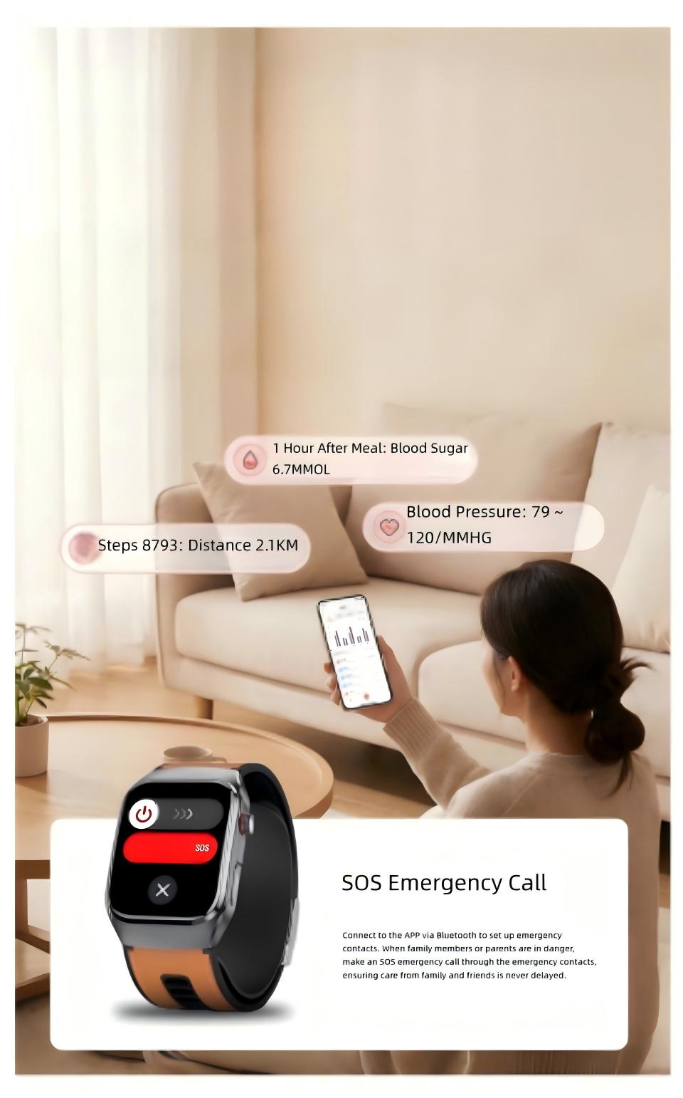 W9S Smart Watch: Air Pump Health Monitor, AMOLED Bluetooth Call