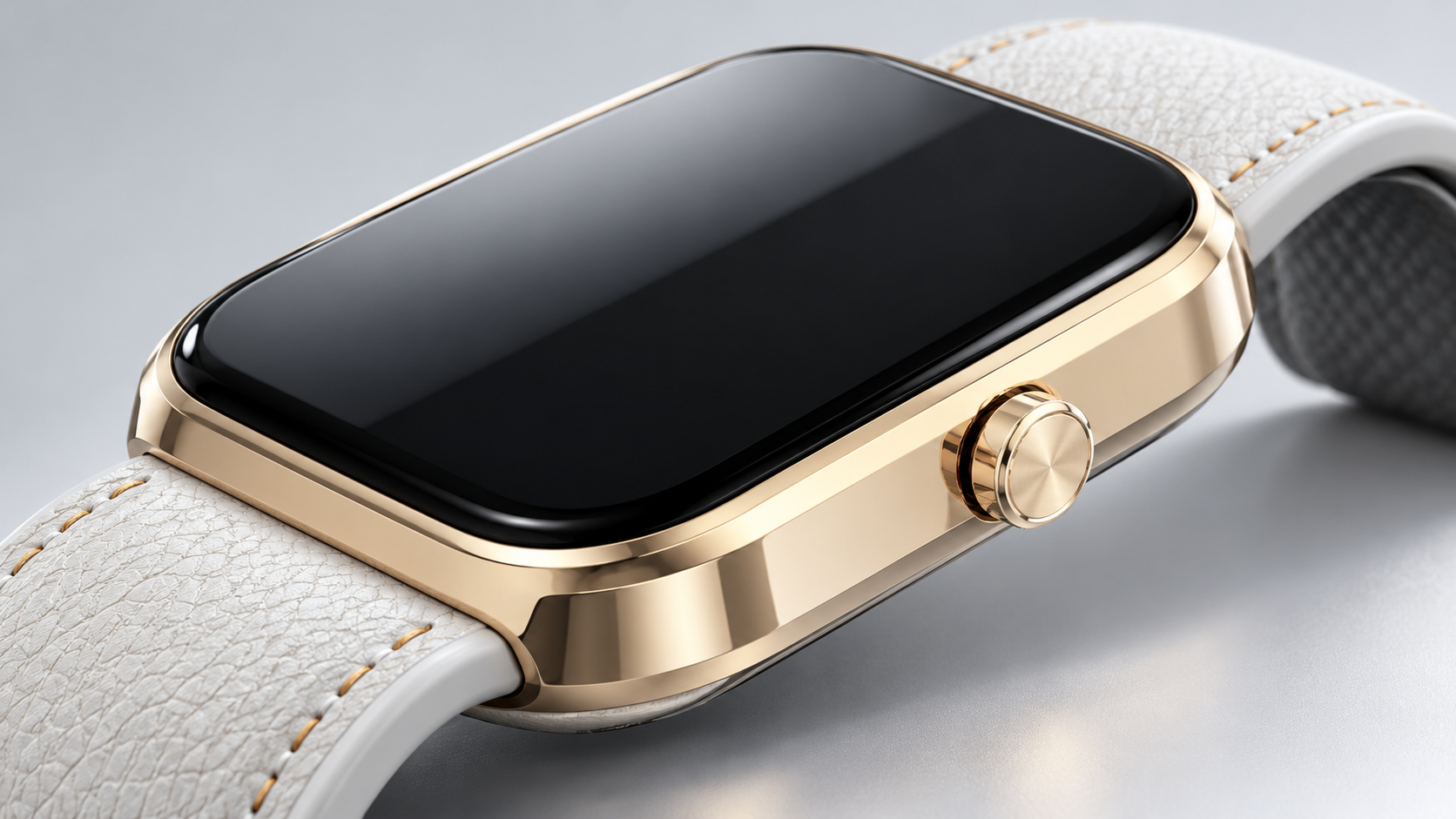 Detailed U19S gold finish, rounded glass and single side crown