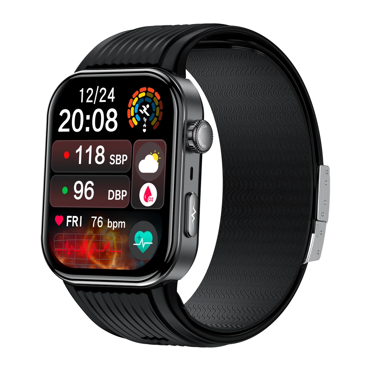 SAYDIAN W8S Airbag Blood Pressure Smartwatch