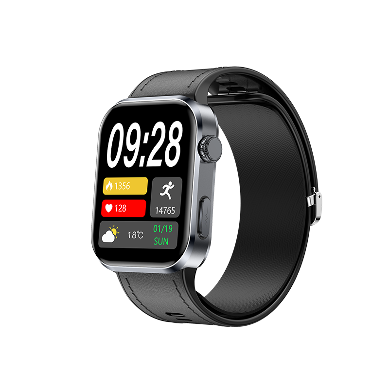 SAYDIAN W8 Ultra AMOLED Smartwatch - Black
